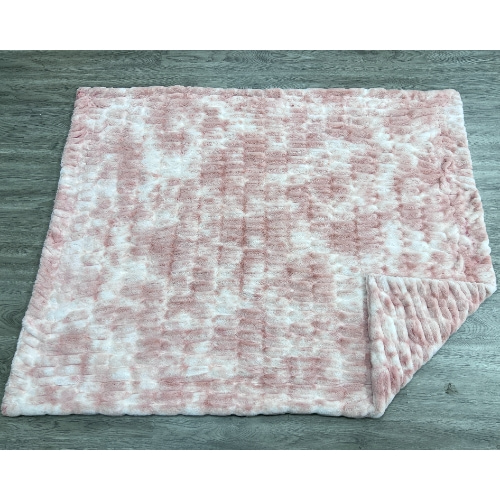  Tie Dye Double-sided Faux Fur Blanket