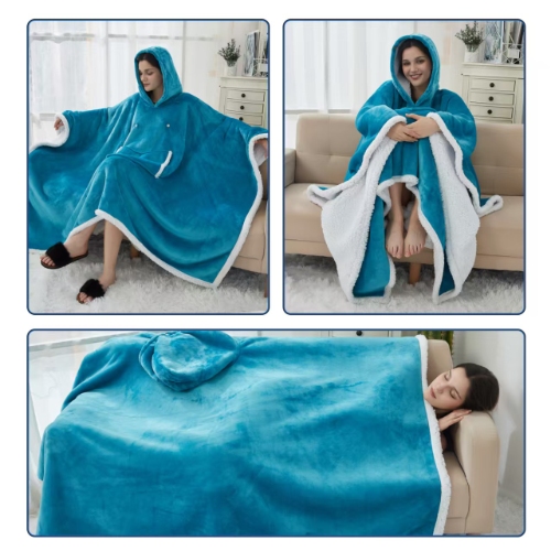2-in-1 Design TV Blanket Hoodie