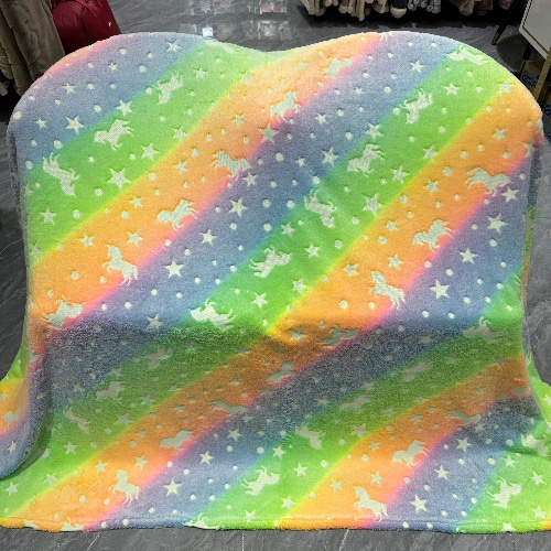 Glow in the Dark Fleece Throw Blanket